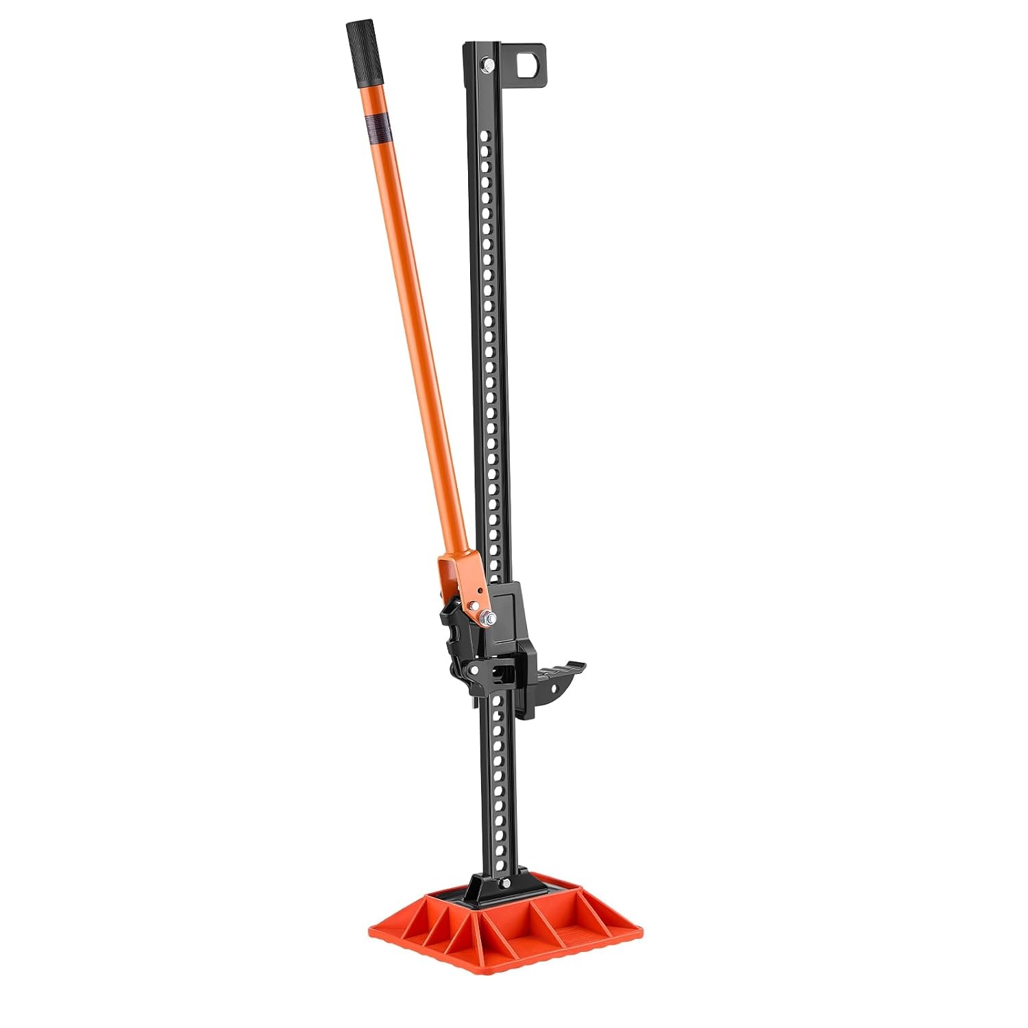 image:imageVEVOR Farm Jack with Base 48 Utility High Lift Farm Jack 318 Ton 7000 lbs Capacity Ratcheting Off Road Utility Jacks HeavyDuty Lift Jacks with 512425 Lifting Range for Tractor TruckSUV60 inch with Base