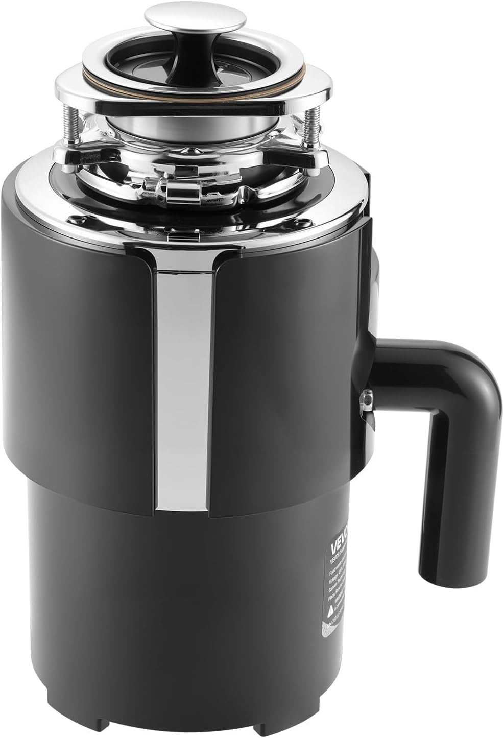 image:imageVEVOR Food Waste Garbage Disposal 34HP 1500RPM AC Motor Continuous Feed Kitchen Sink Garbage Disposer 3Bolt Mount Food Waste Grinding System with Splash Guard amp Power Cord for Kitchens34HP 1500RPM
