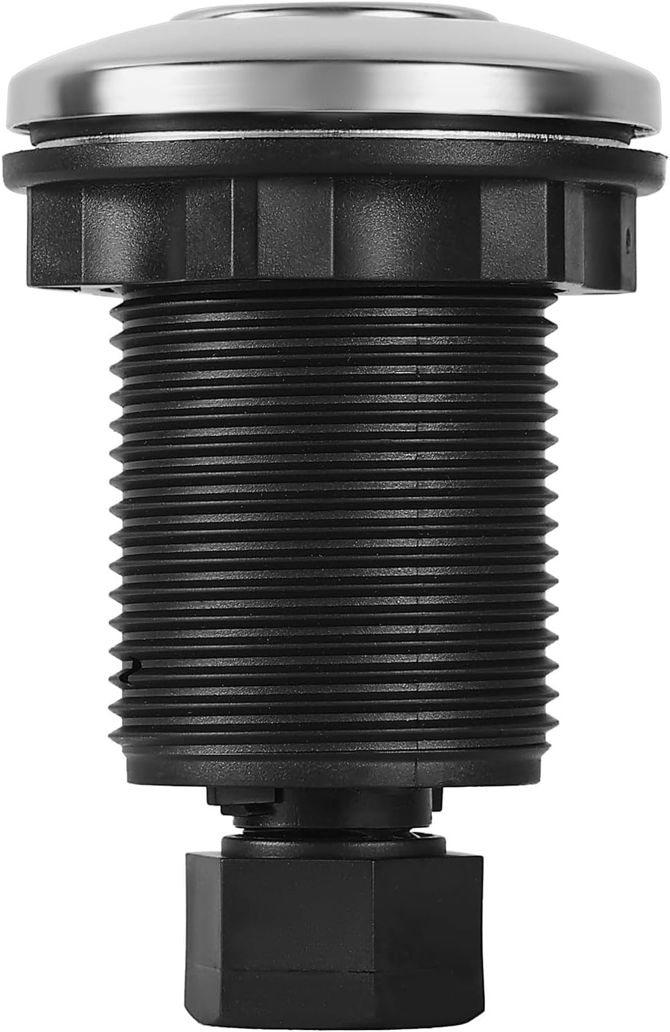 image:imageVEVOR Garbage Disposal Air Switch Kit 25 Sink Top Air Switch for Food Waste Disposal Brushed Silver Stainless Steel ONOFF Air Button for Waste Disposer Suitable for Stainless Steel CountertopsChromePlated Stainless