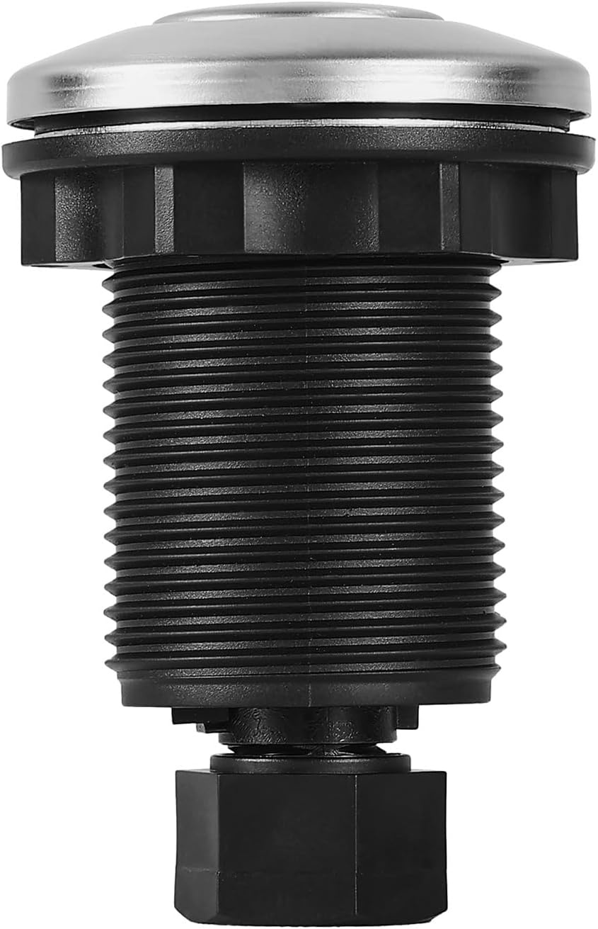 image:imageVEVOR Garbage Disposal Air Switch Kit 25 Sink Top Air Switch for Food Waste Disposal Brushed Silver Stainless Steel ONOFF Air Button for Waste Disposer Suitable for Stainless Steel CountertopsBrushed Silver