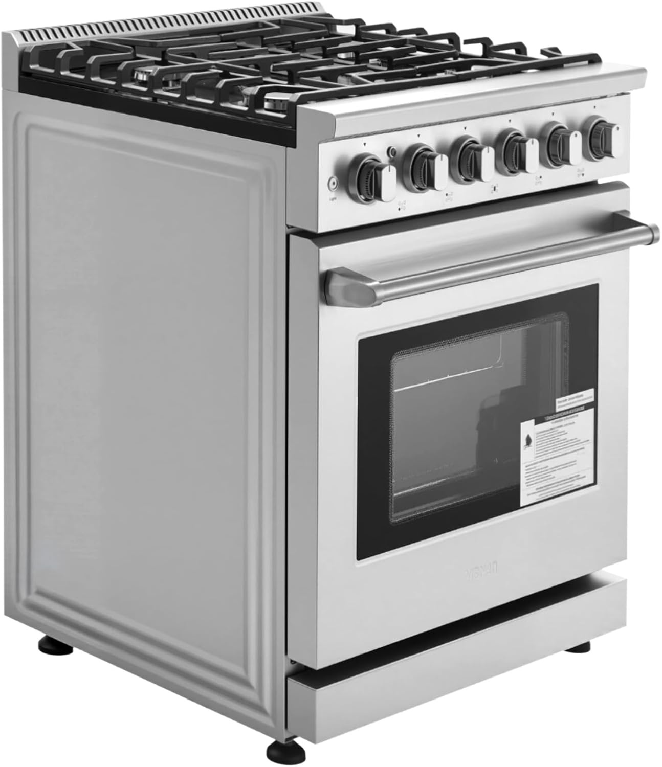 image:imageVEVOR Gas Range Oven 36 Inches Width Freestanding Stainless Steel Stove and Oven with 6 Sealed Cooktop Burners Easy Reach Racks Halogen Light 60 Cu Ft Capacity for Home Apartment Kitchen30 Inches Width5 Burners48 Cu FtOven