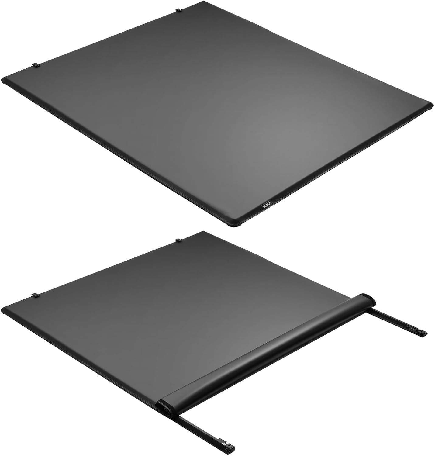 image:imageVEVOR Hard TriFold Truck Bed Tonneau Cover Compatible with 20192025 Dodge Ram 1500 56 ft 674 in Bed Waterproof LowProfile Hard Folding Truck Tonneau Cover with Aluminum Alloy Support Bar64ft