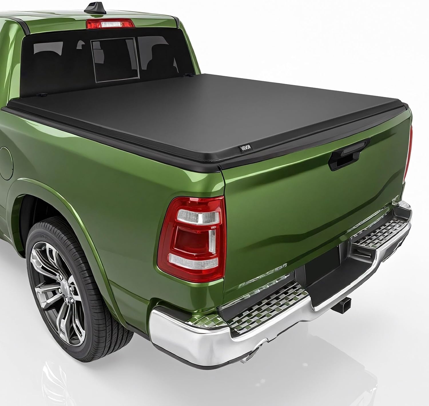 image:imageVEVOR Hard TriFold Truck Bed Tonneau Cover Compatible with 20192025 Dodge Ram 1500 56 ft 674 in Bed Waterproof LowProfile Hard Folding Truck Tonneau Cover with Aluminum Alloy Support Bar57ft