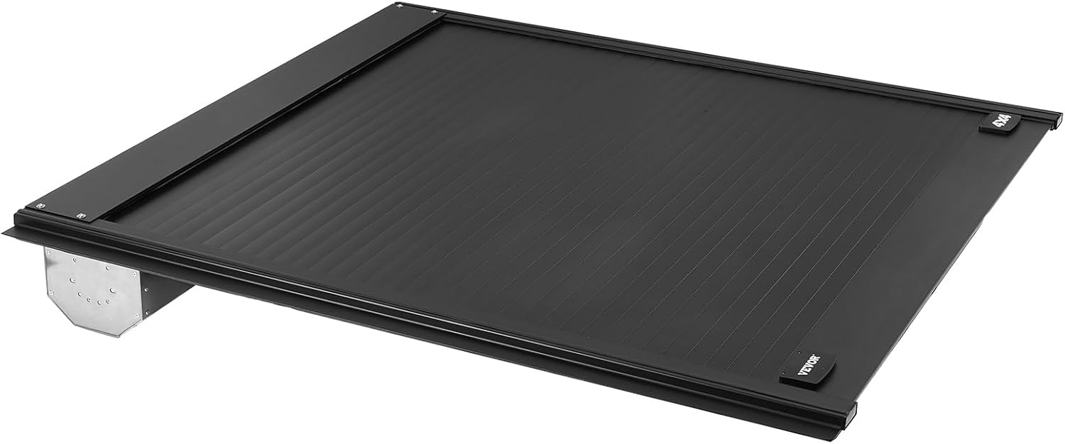 image:imageVEVOR Hard TriFold Truck Bed Tonneau Cover Compatible with 20192025 Dodge Ram 1500 56 ft 674 in Bed Waterproof LowProfile Hard Folding Truck Tonneau Cover with Aluminum Alloy Support Bar57ft