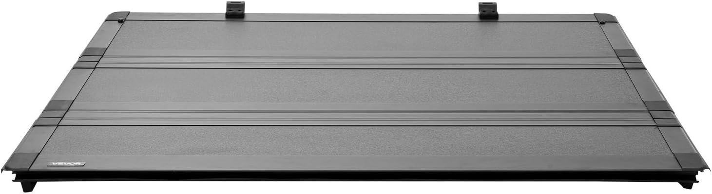 image:imageVEVOR Hard TriFold Truck Bed Tonneau Cover Compatible with 20192025 Dodge Ram 1500 56 ft 674 in Bed Waterproof LowProfile Hard Folding Truck Tonneau Cover with Aluminum Alloy Support Bar56ft