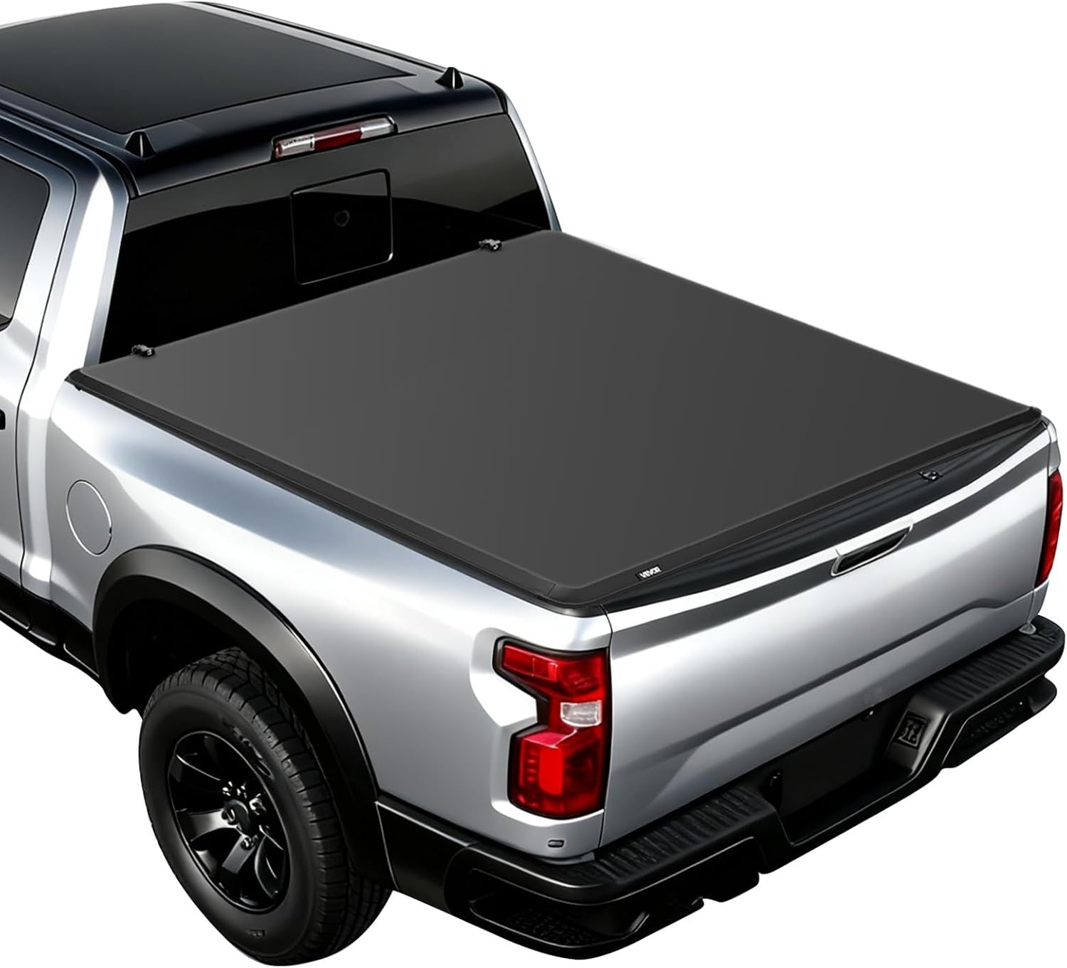 image:imageVEVOR Hard TriFold Truck Bed Tonneau Cover Compatible with 20192025 Dodge Ram 1500 56 ft 674 in Bed Waterproof LowProfile Hard Folding Truck Tonneau Cover with Aluminum Alloy Support Bar57ft