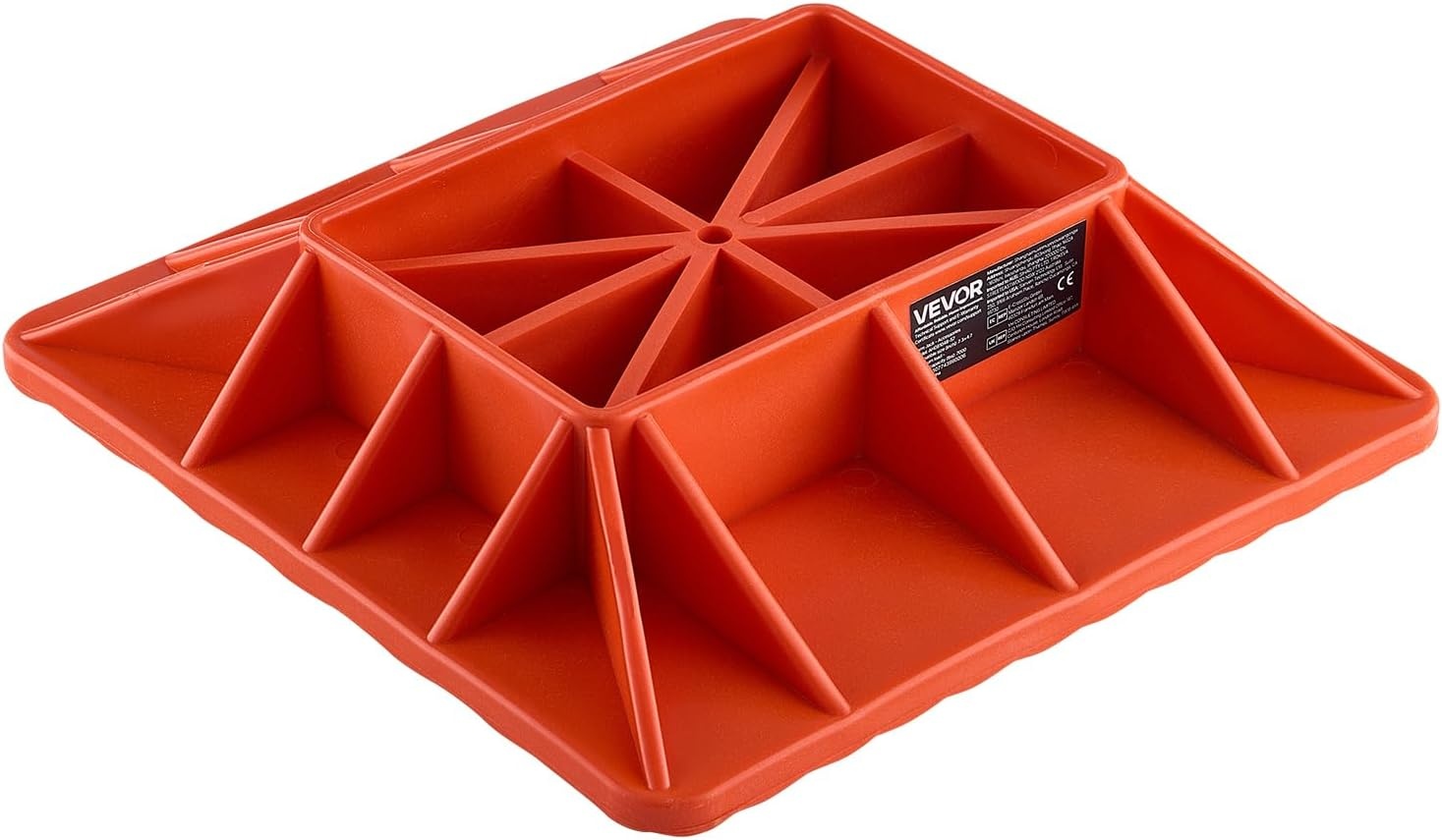 image:imageVEVOR High Lift Jack Base and Handle Keeper 116 x 116 Off Road Jack Stand Base with 7000 Pound Capacity HeavyDuty Farm Jacks Support Stand for Most Jacks with 73 x 47 Base Red