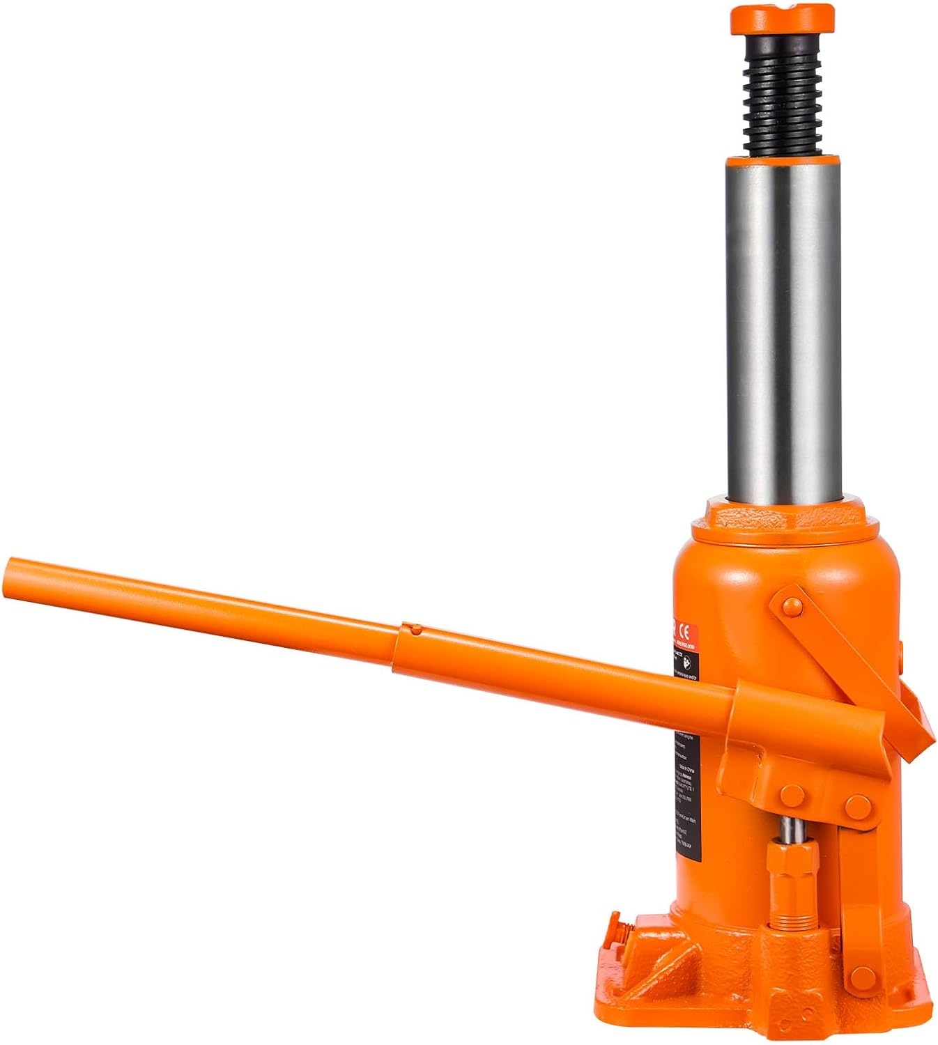 image:imageVEVOR Hydraulic Bottle Jack 20 Ton44092 lbs Low Profile Welded Bottle Jack with 669126 Lifting Range amp 3Section Long Handle for Car Pickup Truck RV Auto Repair Industrial Engineering20T Hight Profile