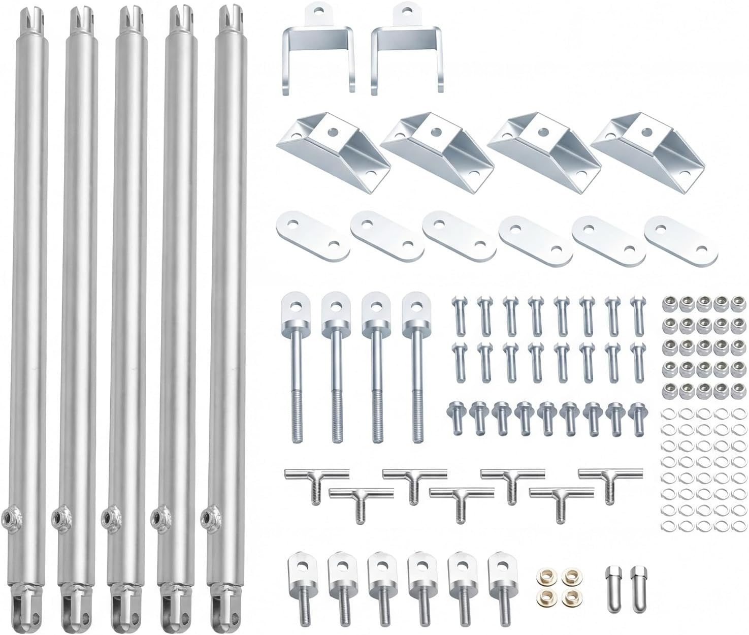 image:imageVEVOR JTs Strong Arm Jack Stabilizer Kit 191023 Fits for 5th Wheel RV and Travel Trailer Kit FifthWheel Jack Stabilizer for Telescopic System Reduces Chassis Movement Easy BoltOn Installation45 x 16 x 16 in