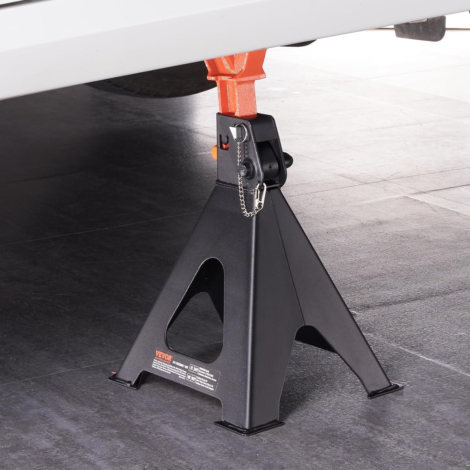 image:imageVEVOR Jack Stands 3 Ton 6000 lbs Capacity Car Jack Stands 108163 inch Adjustable Height for lifting SUV Pickup Truck Car and UTVATV Red 1 Pair 108163 inch Adjustable Height for Lifting SUV Pickup Truck Car and UTVATV Red6T 2Locking