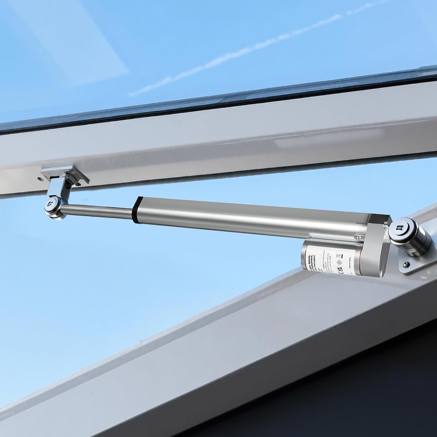 image:imageVEVOR Linear Actuator 12V 12 Inch High Speed 055s Linear Actuator 220lbs1000N Linear Motion Actuator with Mounting Bracket and IP54 Protection10 Inch