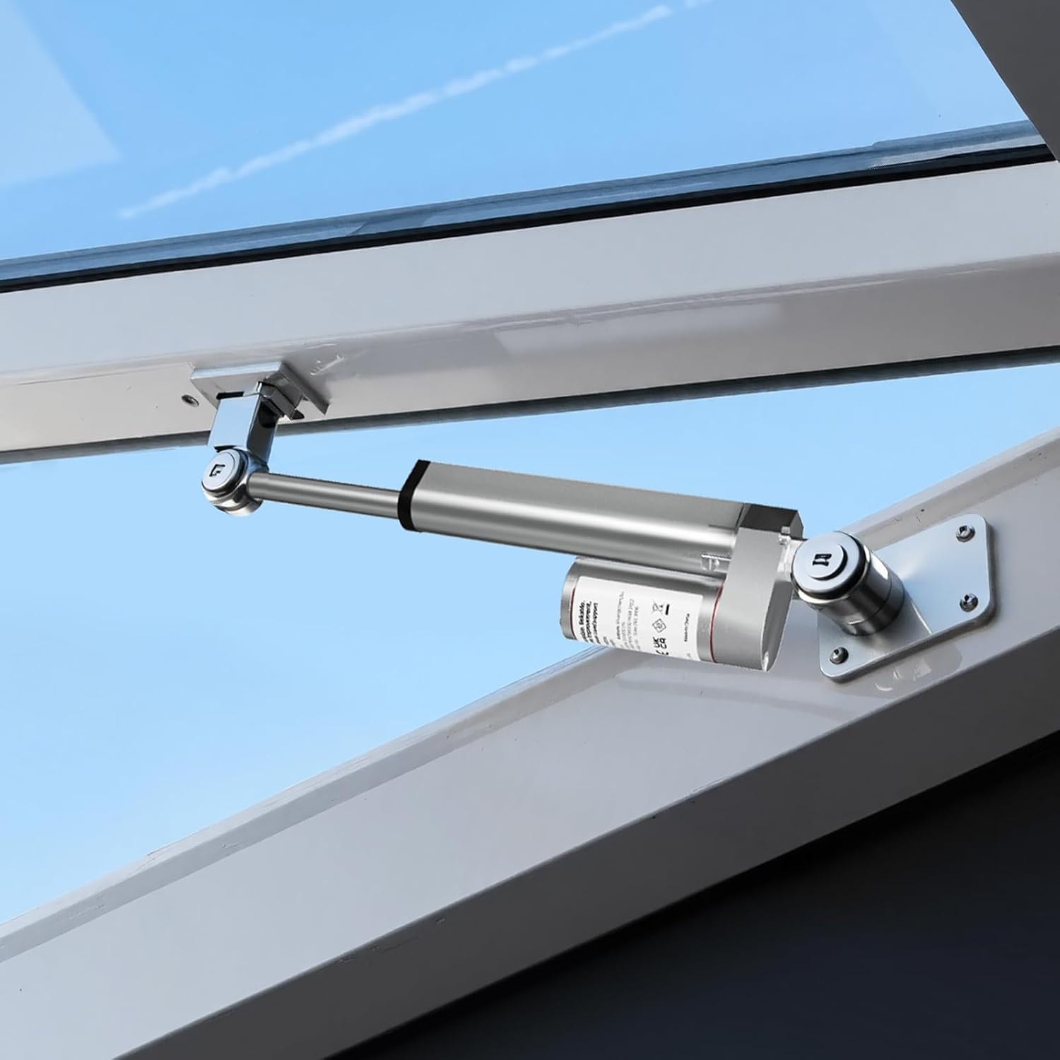 image:imageVEVOR Linear Actuator 12V 12 Inch High Speed 055s Linear Actuator 220lbs1000N Linear Motion Actuator with Mounting Bracket and IP54 Protection4 Inch