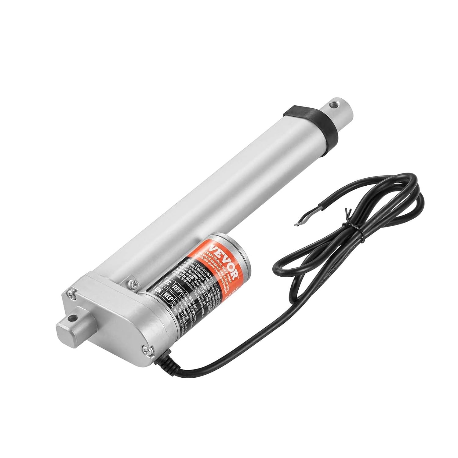 image:imageVEVOR Linear Actuator 12V 12 Inch High Speed 055s Linear Actuator 220lbs1000N Linear Motion Actuator with Mounting Bracket and IP54 Protection6 Inch