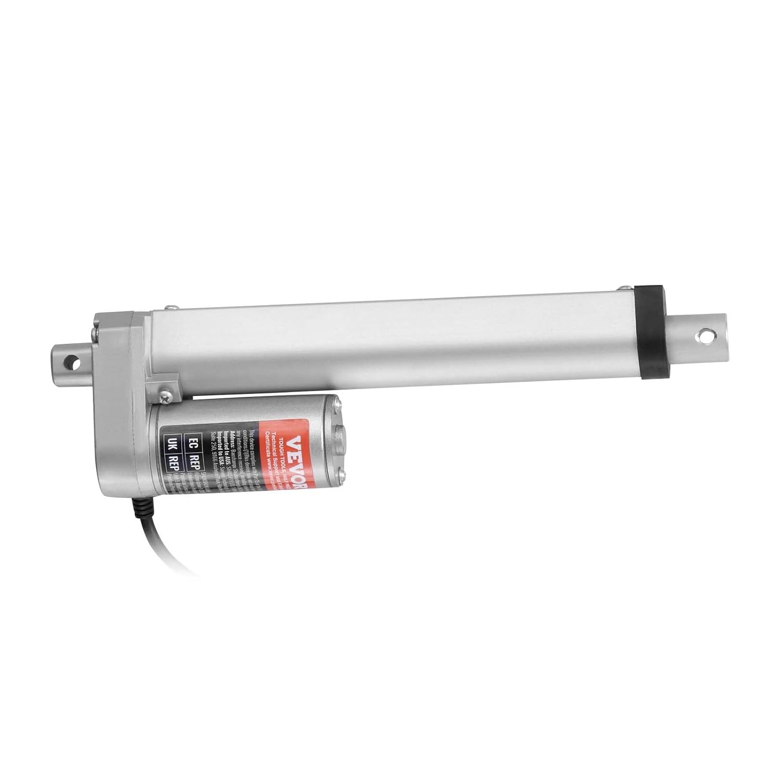 image:imageVEVOR Linear Actuator 12V 12 Inch High Speed 055s Linear Actuator 220lbs1000N Linear Motion Actuator with Mounting Bracket and IP54 Protection6 Inch