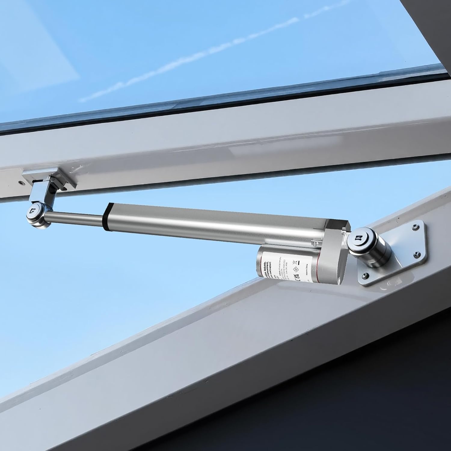 image:imageVEVOR Linear Actuator 12V 12 Inch High Speed 055s Linear Actuator 220lbs1000N Linear Motion Actuator with Mounting Bracket and IP54 Protection8 Inch
