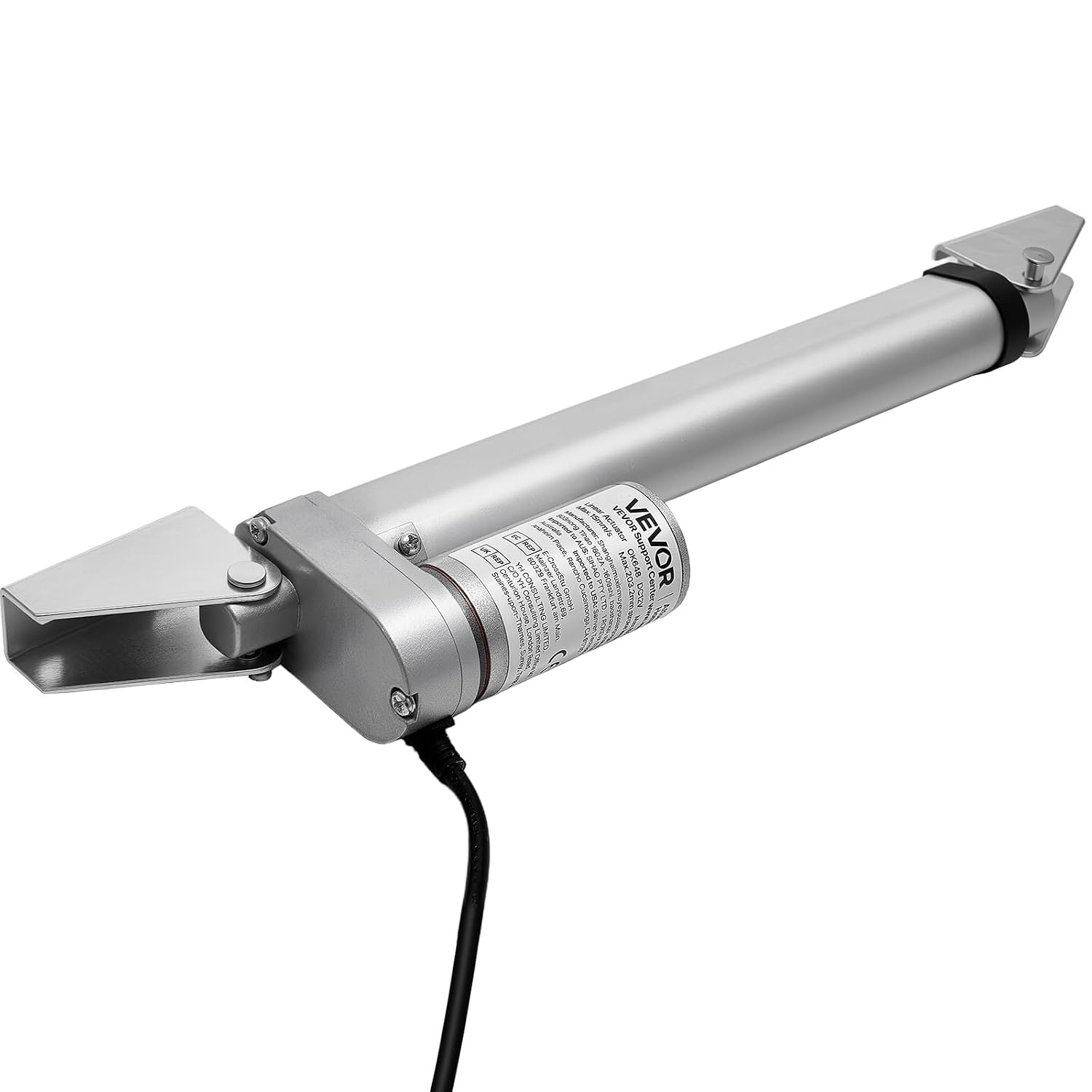 image:imageVEVOR Linear Actuator 12V 12 Inch High Speed 055s Linear Actuator 220lbs1000N Linear Motion Actuator with Mounting Bracket and IP54 Protection8 Inch