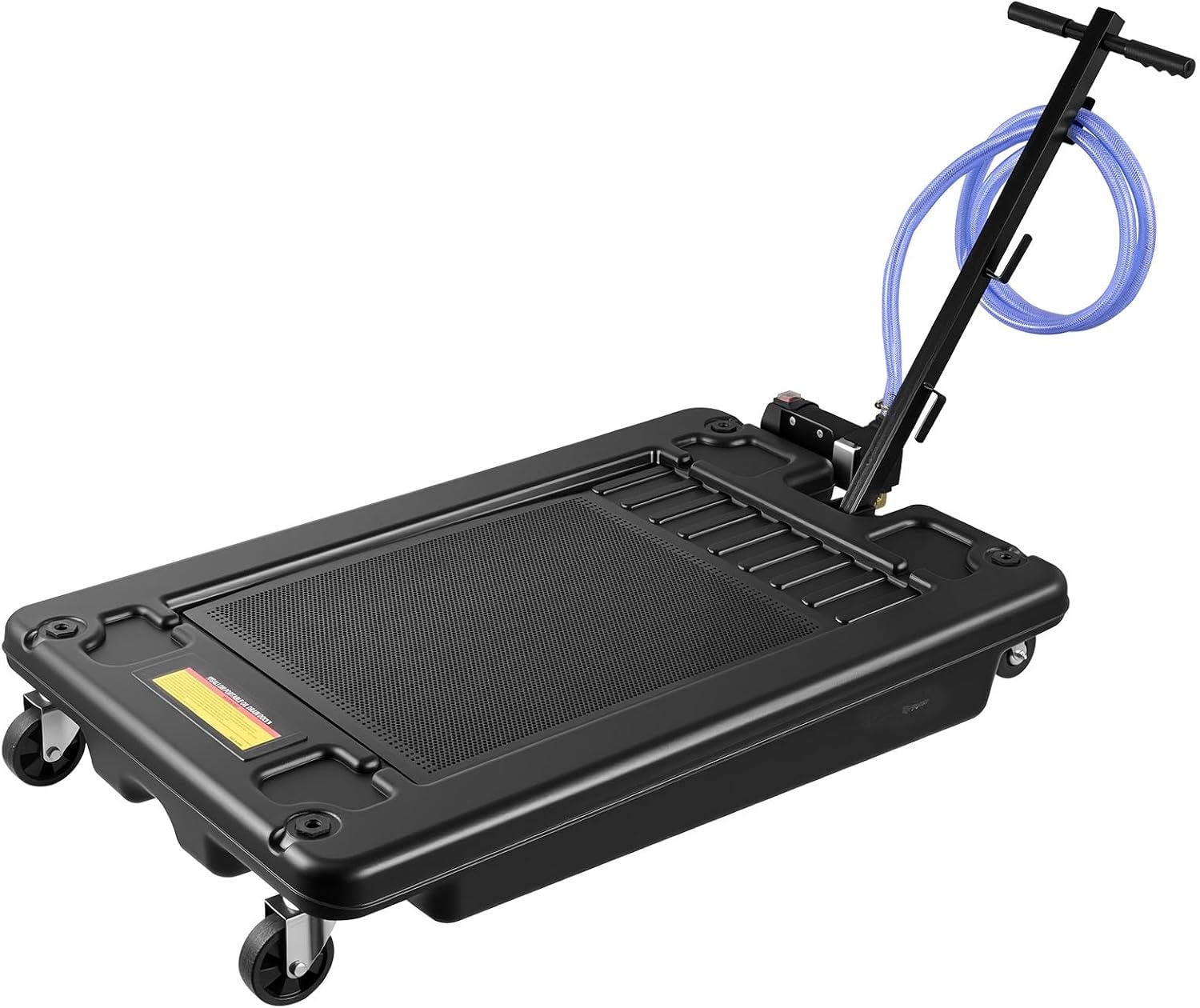 image:imageVEVOR Low Profile Oil Drain Pan 25 Gal Oil Drain Pan with 110V HighFlow Electric Pump Large Capacity Oil Change Pan with 72ft Hose amp Folding Handle Rolling Oil Drain Cart for Trucks Buses RVsArgyle