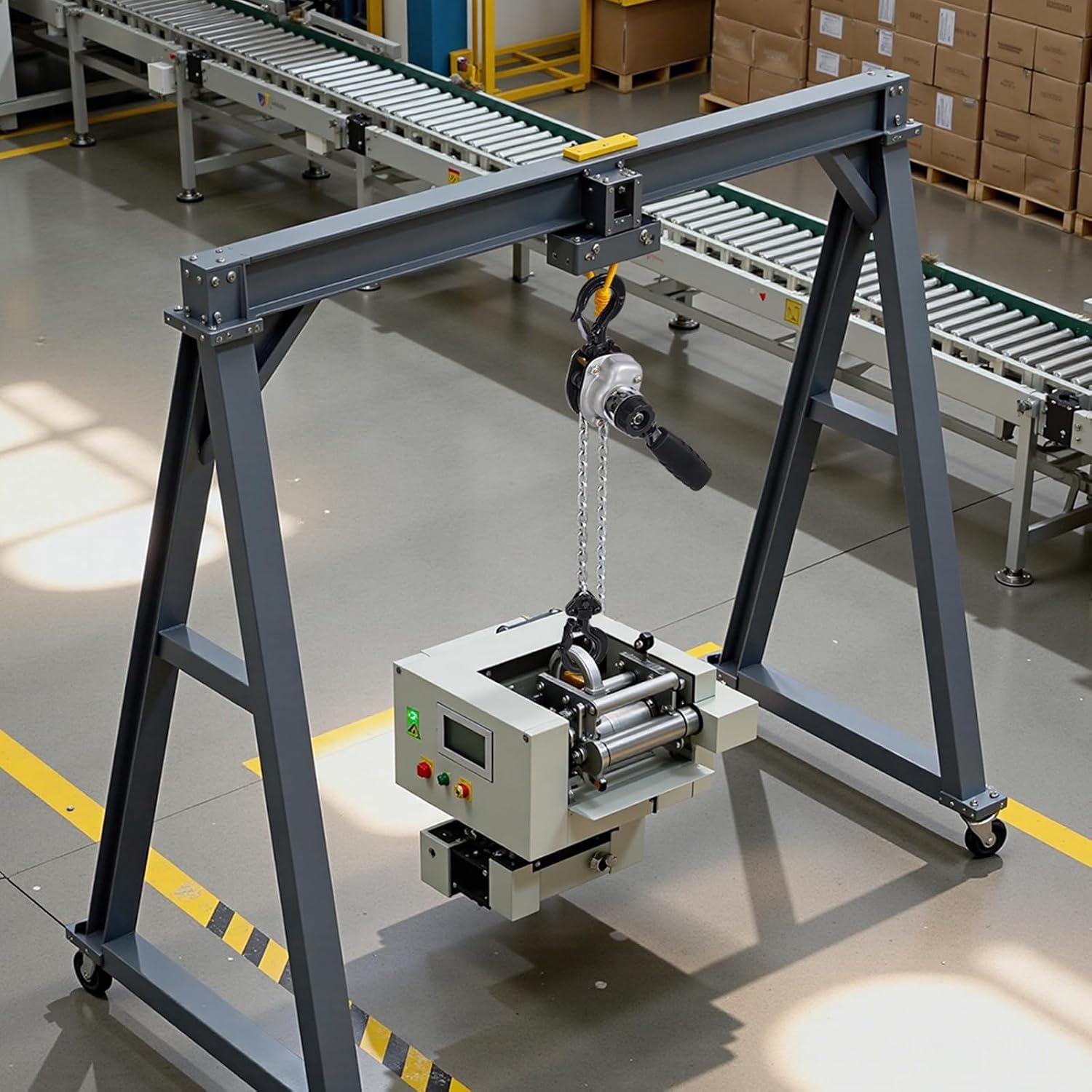 image:imageVEVOR Manual Lever Chain Hoist 12T 1100LBS Capacity Heavy Duty Come Along 10FT Lift G80 Alloy Steel Chain with Dual Pawl Mechanical Brake360Rotating Hooks for Warehouse Construction Garage1100LBS 20FT
