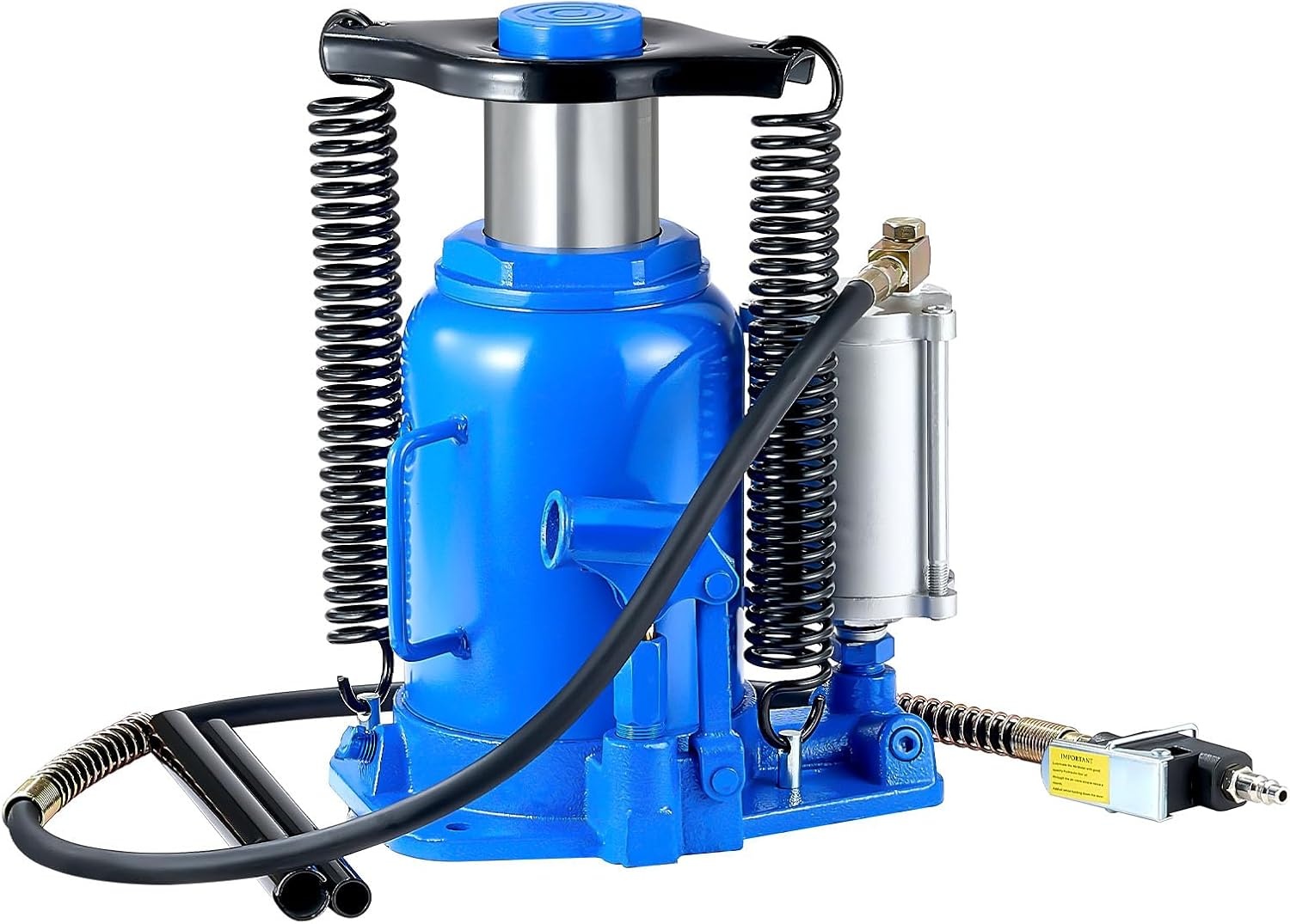 image:imageVEVOR Pneumatic Bottle Jack 50T Hydraulic Car Jack Lift Range 2743cm Air Transmission Jack 110231lbs for Heavy Duty Vehicles32T Air Hydraulic