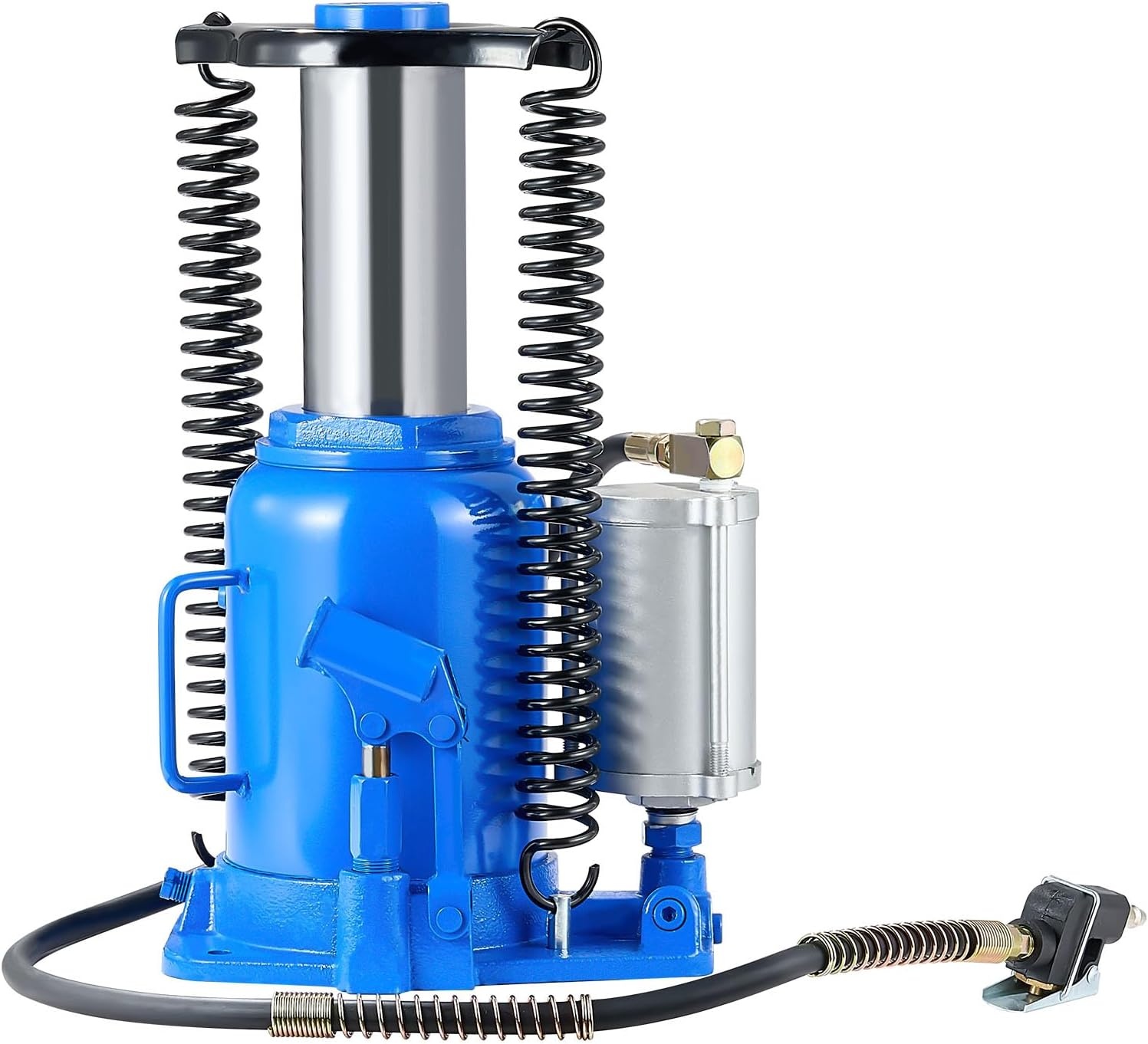 image:imageVEVOR Pneumatic Bottle Jack 50T Hydraulic Car Jack Lift Range 2743cm Air Transmission Jack 110231lbs for Heavy Duty Vehicles32T Air Hydraulic