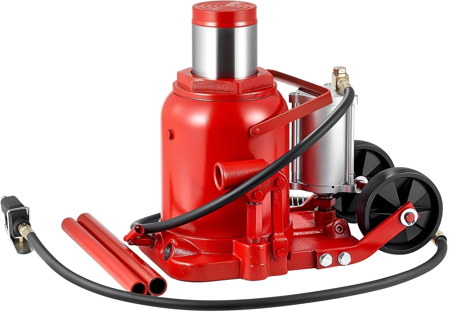 image:imageVEVOR Pneumatic Bottle Jack 50T Hydraulic Car Jack Lift Range 2743cm Air Transmission Jack 110231lbs for Heavy Duty Vehicles50T Air Hydraulic