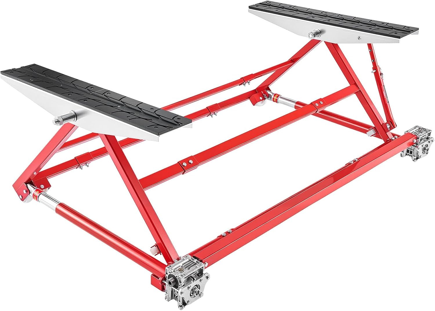 image:imageVEVOR Portable Car Lift 4400 lbs Capacity Heavy Duty Steel Quick Lift with 23 Max Height Adjustable Width and Wheels Manual Lifting for Cars Compact SUVs Mini Trucks Home Garage or Shop Use4400LBSUpgrade Manual Lifting