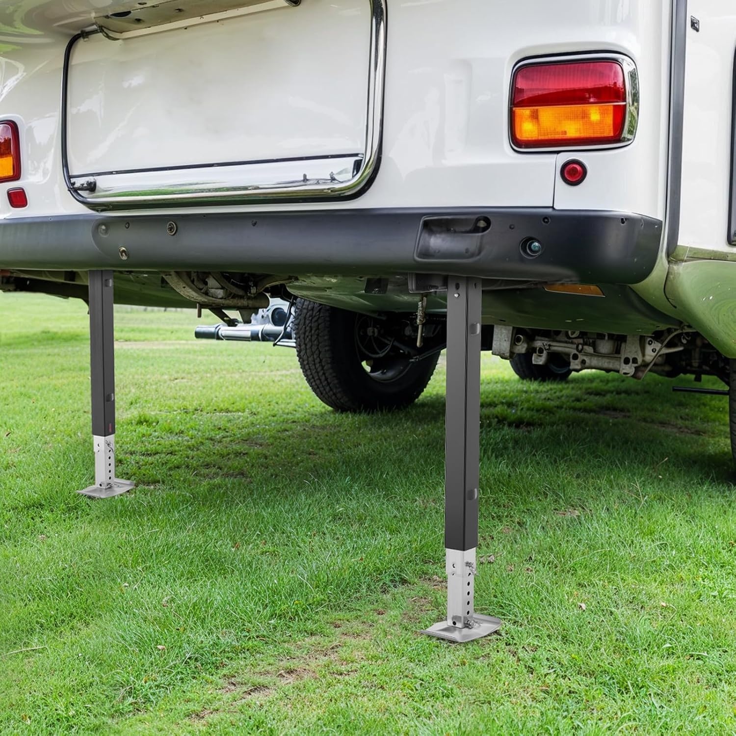 image:imageVEVOR RV Follow Fifth Wheel Landing Gear Leg 179014 325Inch 5th Wheel Landing Gear Universal Replacement Compatible with Lippert Venture Atwood Stromberg Carlson Systems with Pin and Base Black179014