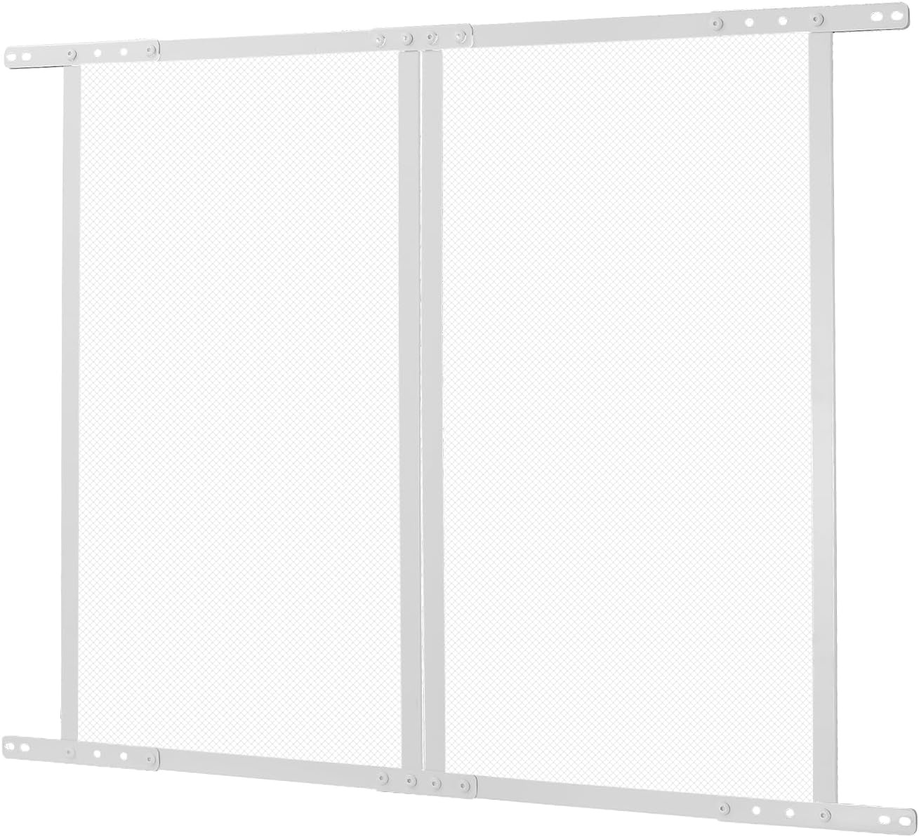 image:imageVEVOR RV Screen Door Protector 225 x 20 inch Door Grille Easy to Install and Disassemble Reinforced Breathable Protective Mesh Aluminum Alloy Camper RV Entry Protector for Pet Protection Black285 x 315 in