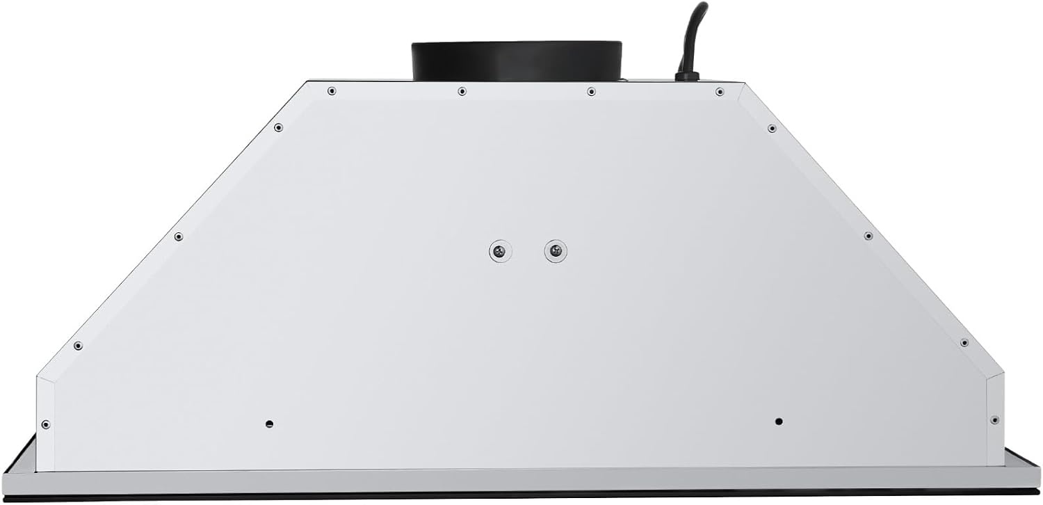 image:imageVEVOR Range Hood Insert 30 Inch Builtin Kitchen Vent Hood 800CFM Stainless Steel Stove Hood with Gesture amp Touch Control LED Light Baffle Filters 4Speed Exhaust Fan DuctedDuctless Convertible4Speed Gesture Touch Control 30 Inch800 CFM