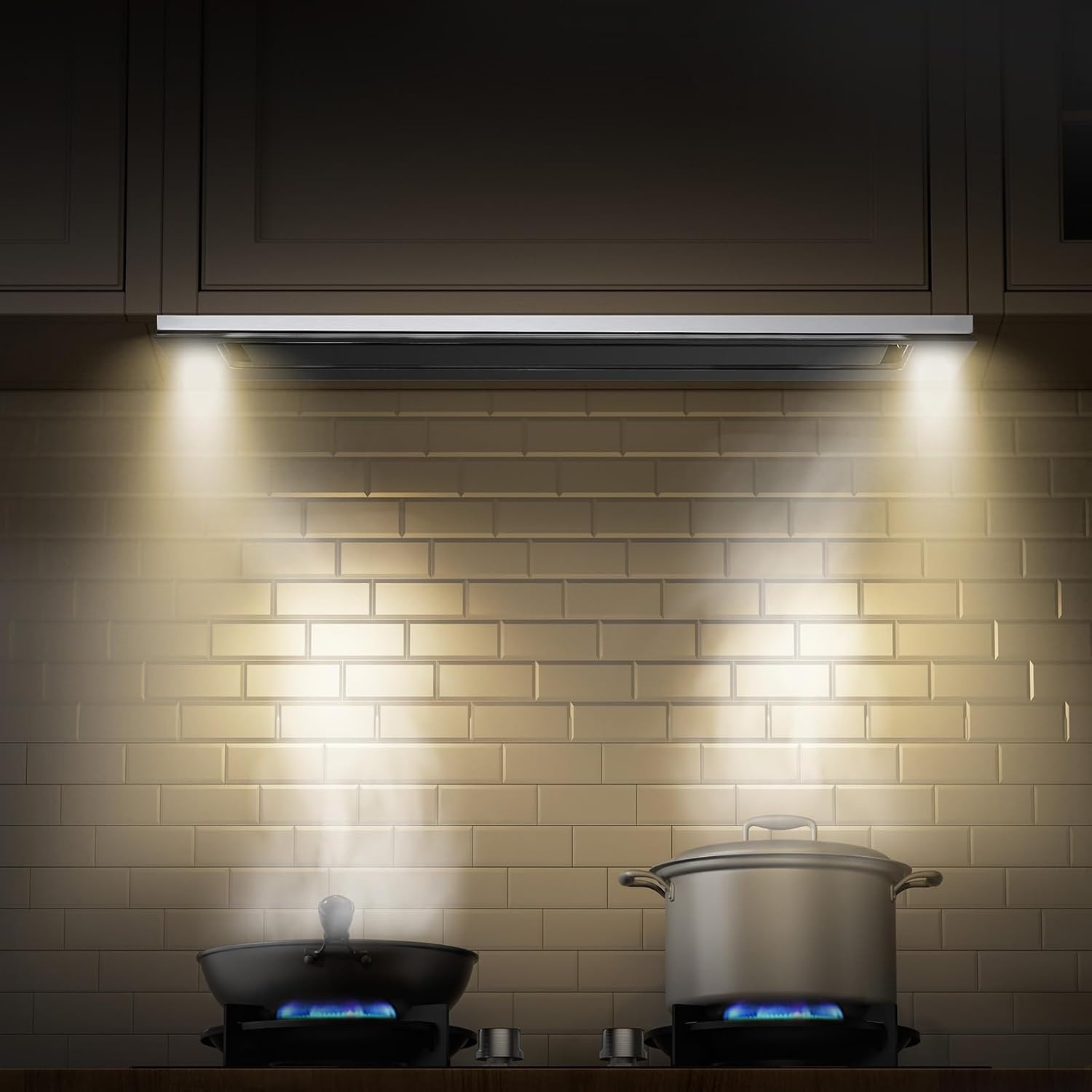 image:imageVEVOR Range Hood Insert 30 Inch Builtin Kitchen Vent Hood 800CFM Stainless Steel Stove Hood with Gesture amp Touch Control LED Light Baffle Filters 4Speed Exhaust Fan DuctedDuctless Convertible4Speed Gesture Touch Control 30 Inch800 CFM