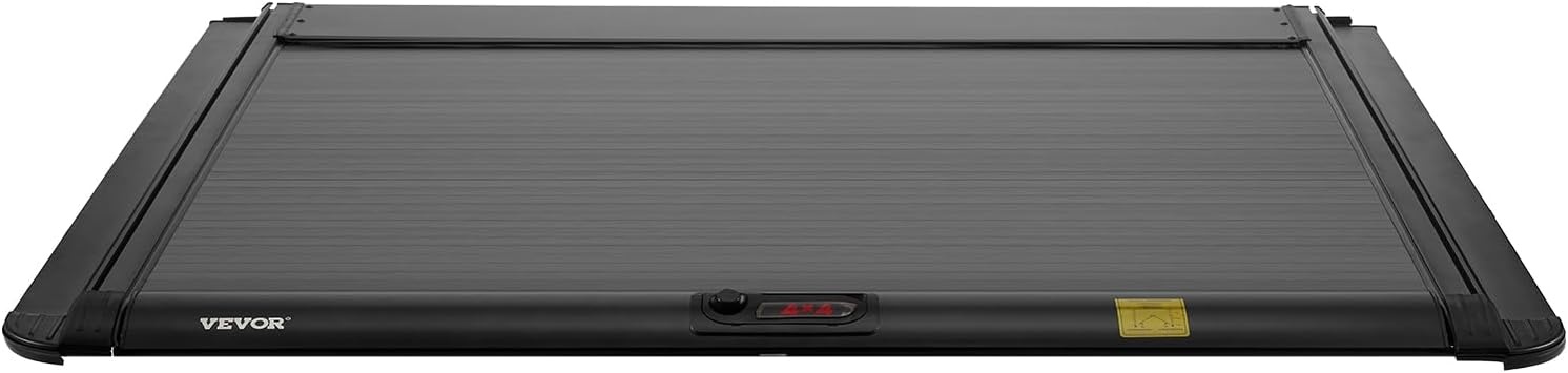 image:imageVEVOR Retractable Tonneau Cover 57 ft Hard Retractable Tonneau Cover with Builtin Drainage Pipe for 20212024 Dodge Ram 1500 Crew Cab Customized Design with DoubleLock amp TSlotHard Automatic Retract