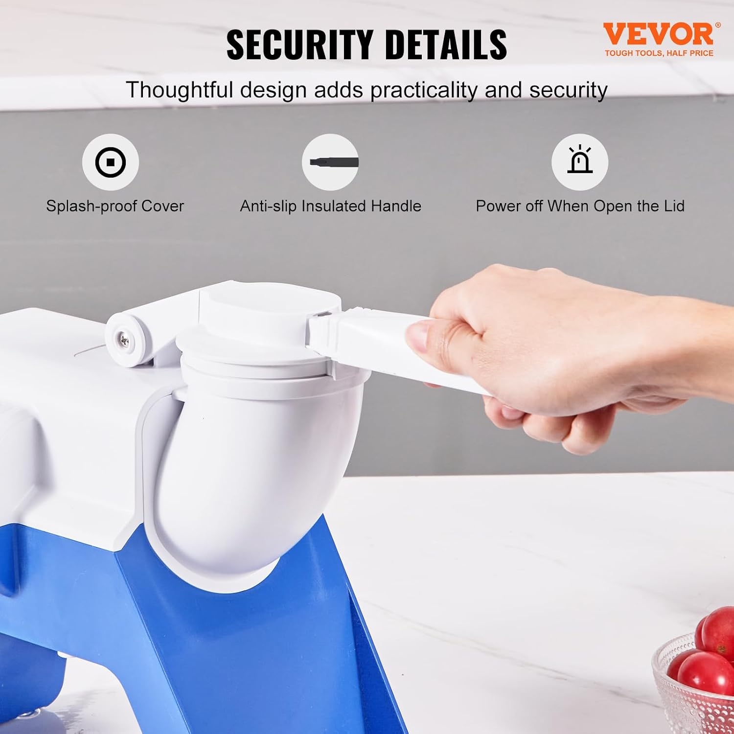 image:imageVEVOR Snowflake Ice Machine 132LBS24H Snowflake Ice Maker IceShaver Machine with Stainless Steel Blade Electric Snow Cone Maker with 048Gal Tank 90S Fast PreCooling for Home amp Small Gathering176LBSHSmall