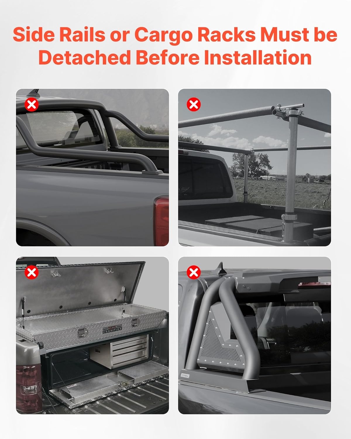 image:imageVEVOR Soft RollUp Truck Bed Tonneau Cover Compatible with 20172026 Honda Ridgeline Fits 5 ft 5 ft 4 in64 in Bed TripleLayer HeavyDuty PVC Tonneau Cover with Three Aluminum Alloy Support Bars