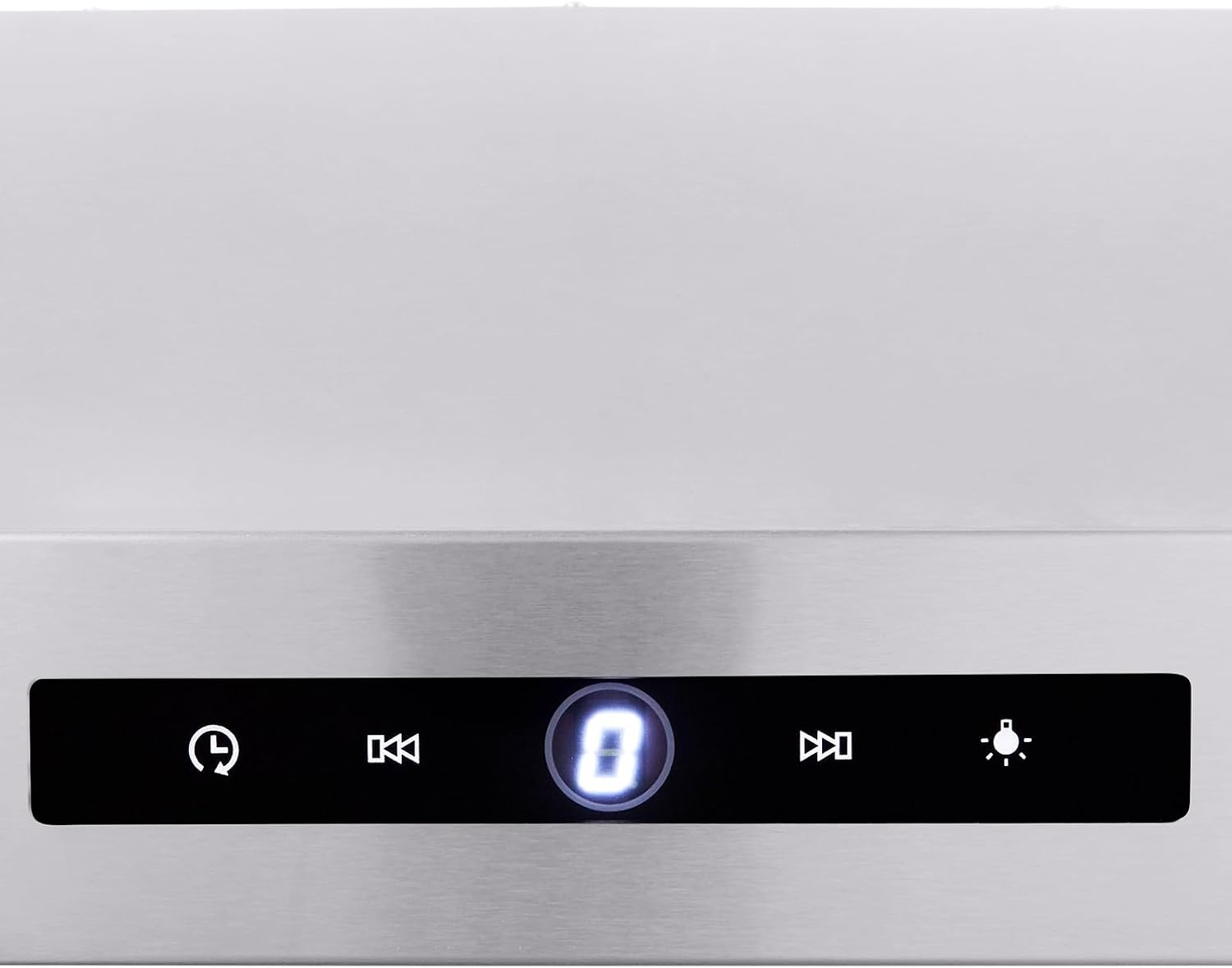 image:imageVEVOR Under Cabinet Range Hood Dual Motors Stainless Steel Permanent Filter Ductless 30 inch Kitchen Stove Vent with 3Speed Exhaust Fan 2 Baffle Filters LED Lights Touch Control Panel Silver
