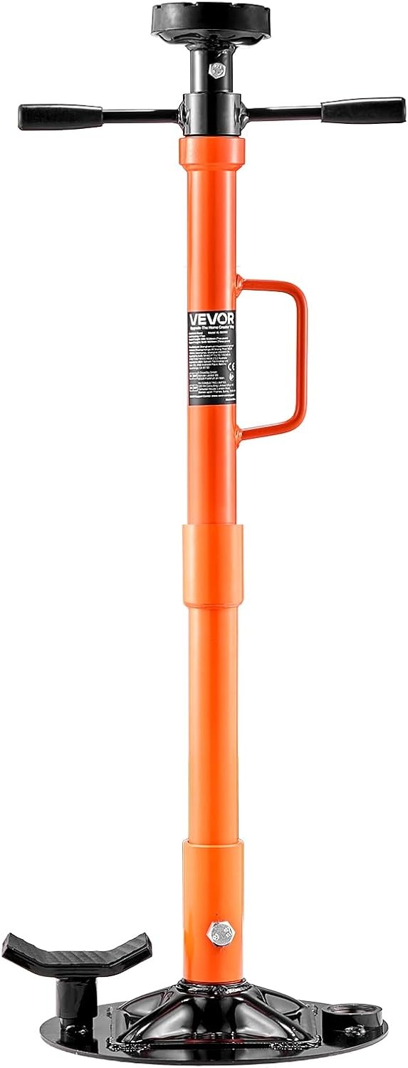 image:imageVEVOR Underhoist Support Stand 1 Ton 2204 lbs Capacity Under Hoist Jack Stand with Handle Adjustable Height Bearing Mounted Spin Handle SelfLocking Threaded Screw Support Vehicle Components