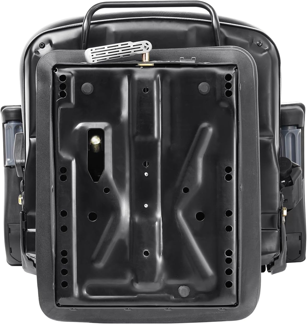 image:imageVEVOR Universal Forklift Seat Tractor Suspension Seat with Adjustable Back Armrest Headrest amp Safety Belt Secure Fold Down Tractor Seat with Micro Switch Lawnmower Seat for Skid Loader BulldozerHigh Suspension