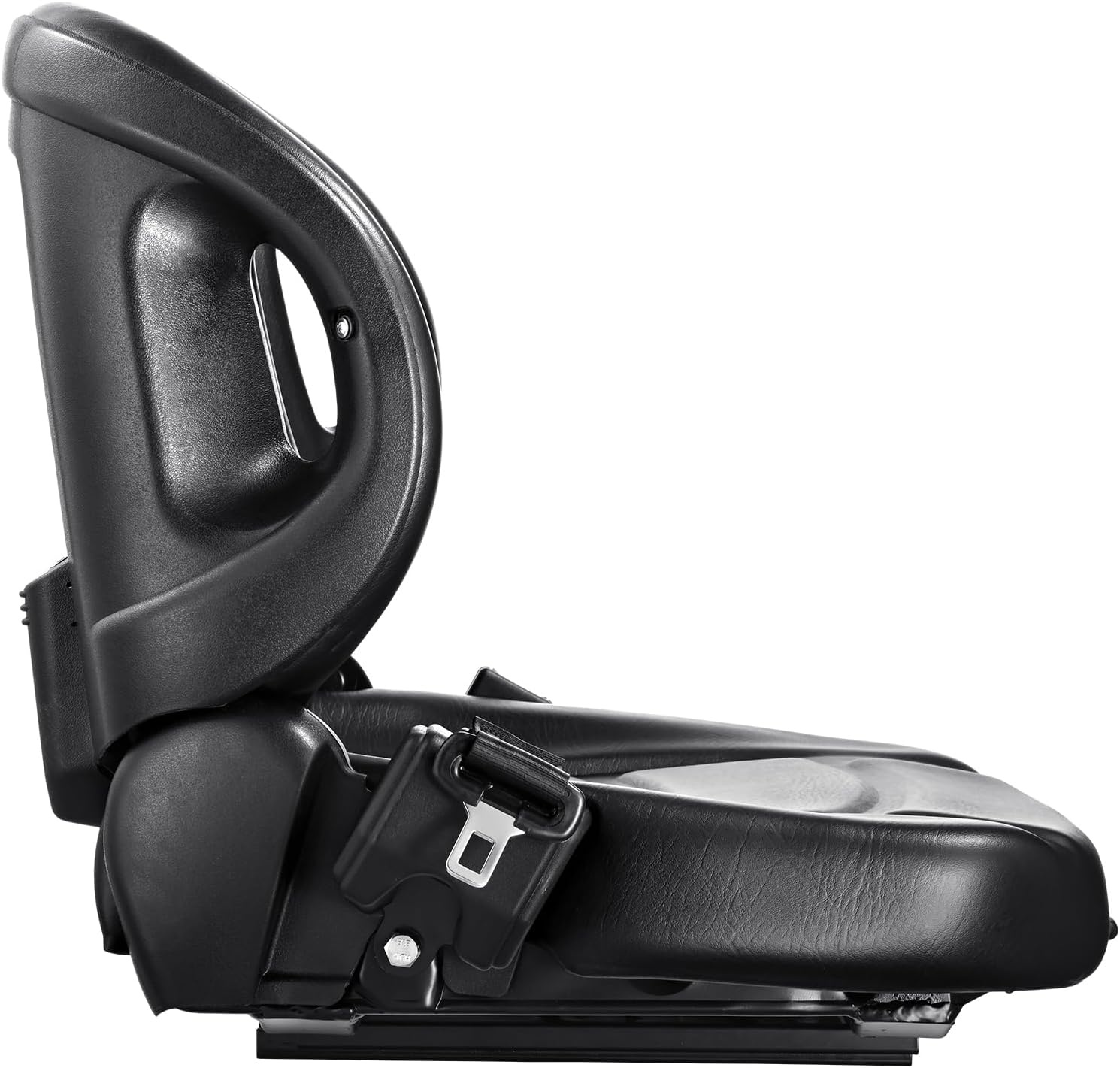 image:imageVEVOR Universal Forklift SeatTractor Seat with Micro Switch PVC Mower Seat wSeat Belt for fits Toyota Forklift AftermarketTractorSkid LoaderExcavatorDozerBackhoeTelehandlerUTVATV