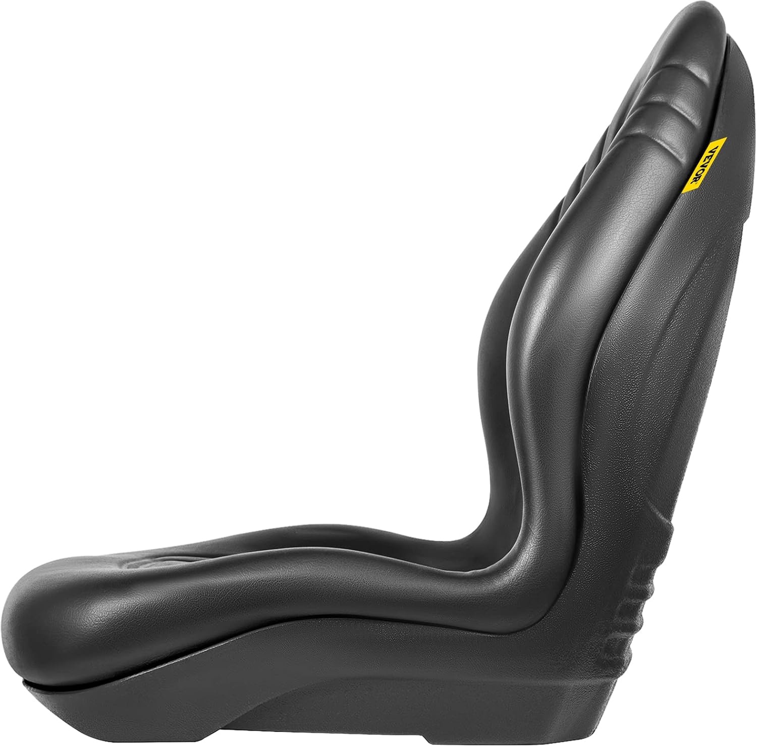 image:imageVEVOR Universal Tractor Seat Replacement 2 Pcs Compact High Back Mower Seat Black Vinyl Forklift Seat Central Drain Hole Skid Steer Seat with Mounting Bolt Patterns of 8 x 115 amp 1125 x 1151Pc Black