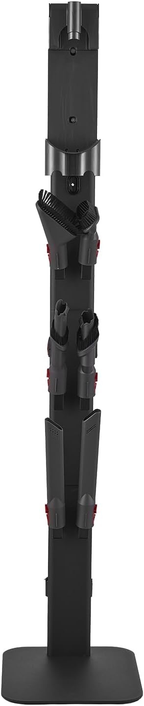 image:imageVEVOR Vacuum Stand Compatible with V6 V7 V8 V10 V11 V15 Stable Vacuum Stand Holder with 4 Hooks for DC30 DC31 DC34 DC35 DC58 DC59 DC62 D74 Cordless Upright Vacuum Cleaners amp AccessoriesGrey Tube With Plate