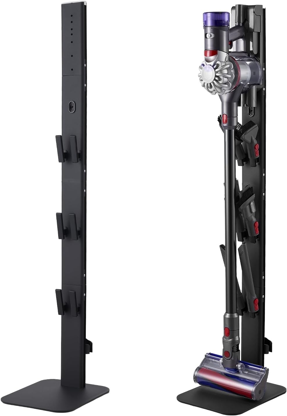 image:imageVEVOR Vacuum Stand Compatible with V6 V7 V8 V10 V11 V15 Stable Vacuum Stand Holder with 4 Hooks for DC30 DC31 DC34 DC35 DC58 DC59 DC62 D74 Cordless Upright Vacuum Cleaners amp AccessoriesBlack Board