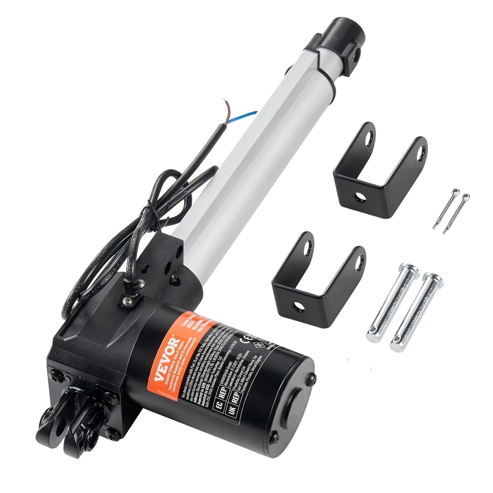 image:imageLinear Actuator 12V 10 Inch Heavy Duty 1320lbs6000N Linear Actuator 019s Linear Motion Actuator with Mounting Bracket amp IP44 Protection for Electric Door Industrial Machinery Vessels Cargo1614 x 314 x 574 inch