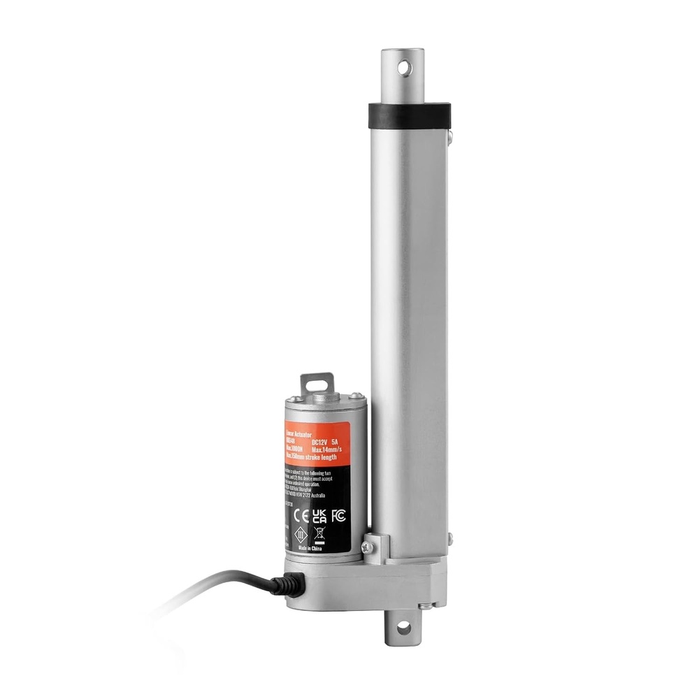 image:imageVEVOR 12V Linear Actuator  6 Inch Stroke High Load Capacity 330lbs with Mounting Bracket and IP54 Protection6 Inch