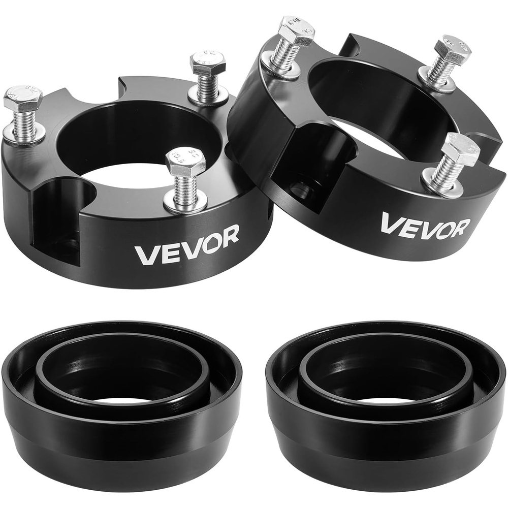 image:imageVEVOR 3 Inch Front and 2 Inch Rear Leveling Lift Kit for 20052021 2022 2023 Toyota Tacoma 2WD4WD Chassis Level Kit with 2 Front Strut Spacers 2 Rear Lift Blocks 4 UBolts Suspension Level Kit3 Front 2 Rear for 0523 4Runner