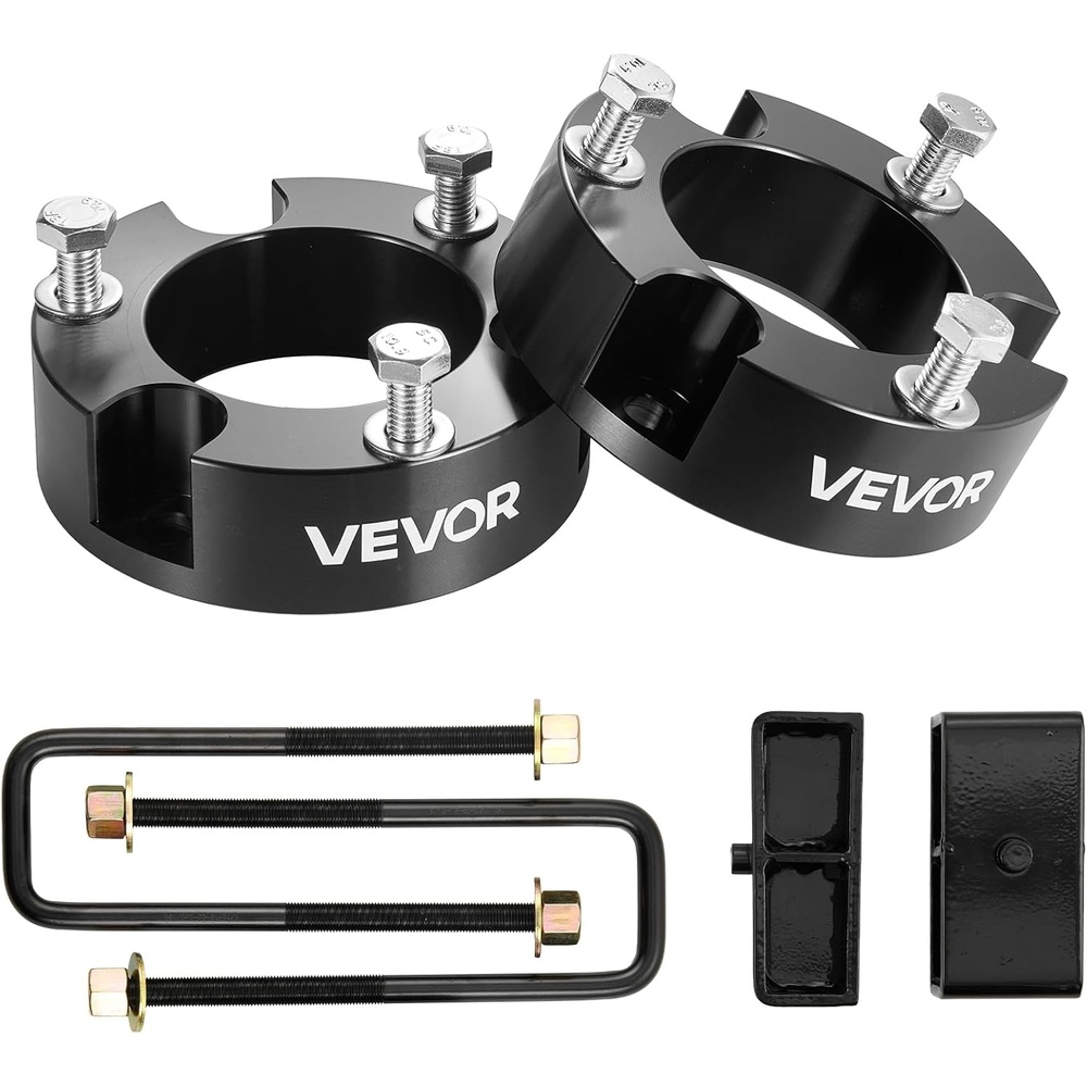 image:imageVEVOR 3 Inch Front and 2 Inch Rear Leveling Lift Kit for 20052021 2022 2023 Toyota Tacoma 2WD4WD Chassis Level Kit with 2 Front Strut Spacers 2 Rear Lift Blocks 4 UBolts Suspension Level Kit3 Front 2 Rear for 0523 Tacoma