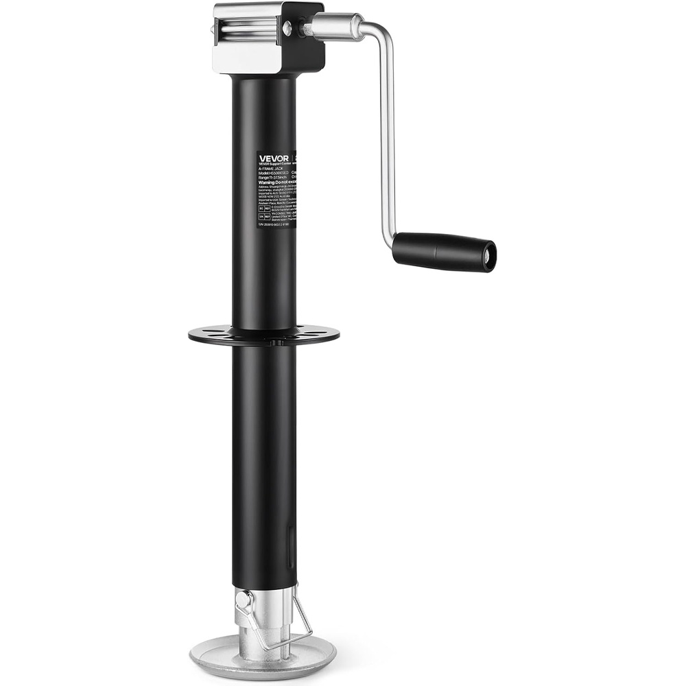 image:imageVEVOR 5000 lbs AFrame Trailer Jack 15 Vertical Travel Adjustable Drop Leg for Horse Utility Yacht Trailers5000 lbs 25 inch Stroke