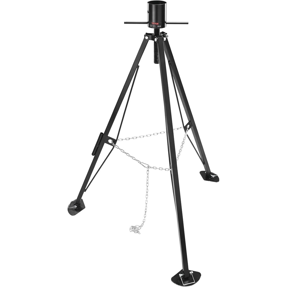 image:imageVEVOR 5th Wheel Tripod Stabilizer Heavy Duty RV Stabilizer with 5000lbs Load Capacity amp 3557 Adjustable Height Folds for Easy Storage and Organization for FifthWheel Trailers RVs and Campers