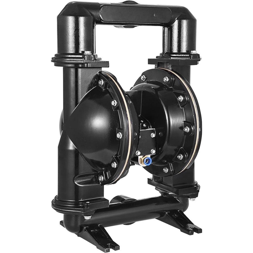 image:imageVEVOR AirOperated Double Diaphragm Pump 2 inch Inlet amp Outlet Aluminum Alloy Body 1584 GPM amp Max 120PSI Nitrile Diaphragm Transfer Pump for Petroleum Diesel Oil and Low Viscosity Fluids75 GPM