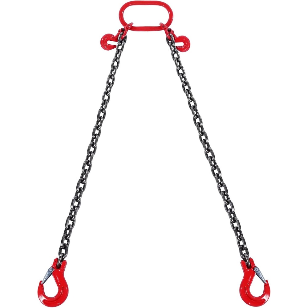 image:imageVEVOR Chain Sling with 2 Leg Grab Hooks516 Inch x 6 FT