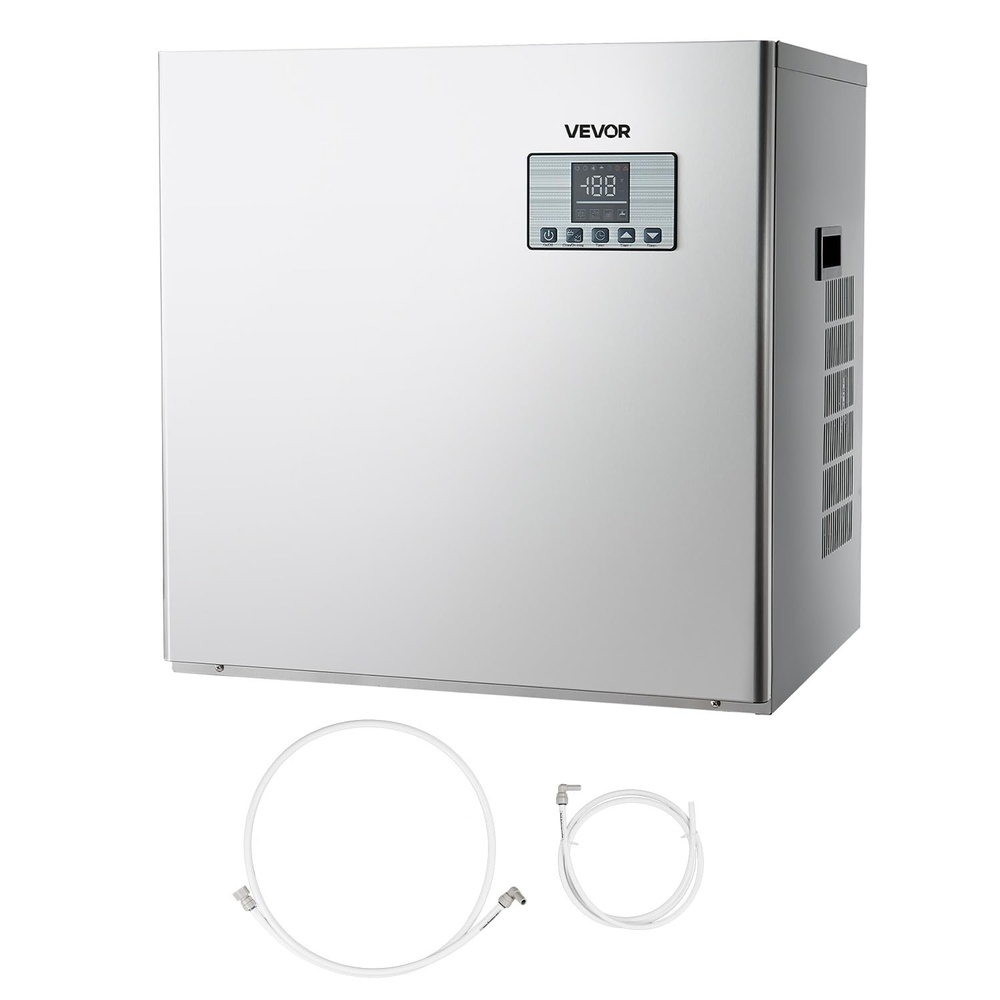image:imageVEVOR Commercial Ice Maker Machine Head 400 LbsDay Stainless Steel Ice Machine with Scheduled IceMaking SelfCleaning Adjustable Thickness Ideal for Restaurant Bar Cafe Hotel Head Only550LBS24HFT