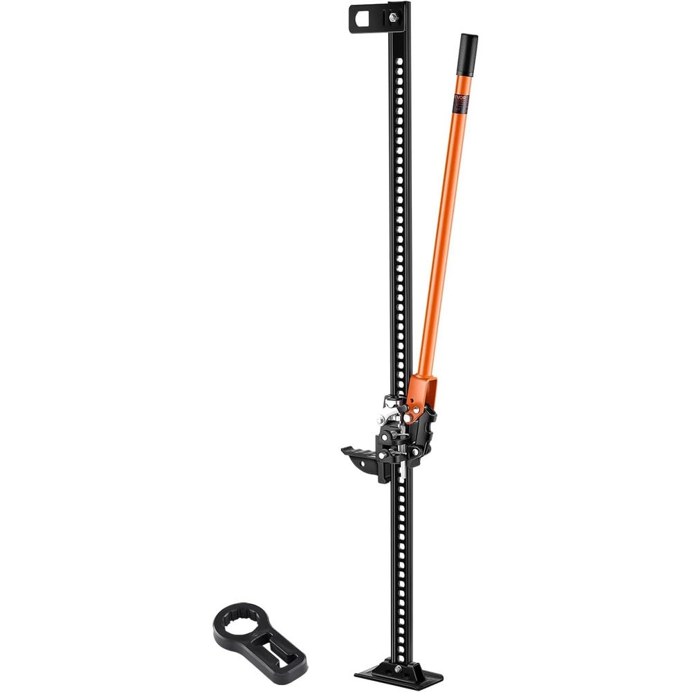 image:imageVEVOR Farm Jack 60inch 7000 lbs Capacity Ratcheting Off Road Jeep Jack for Tractor Truck SUV Bumper Lift Orange51 x 91 x 600 inch